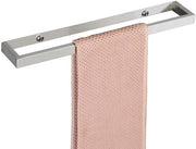 Supporto per Asciugamano Senza Forare 40CM Supporto per Asciugamano Senza Forare Autoadesivo o da Montare con Foro da Borare Lavorato a Martello Montato alla Parete in Acciaio Inossidabile Supporto per Asciugamano per Bagno e Cucina