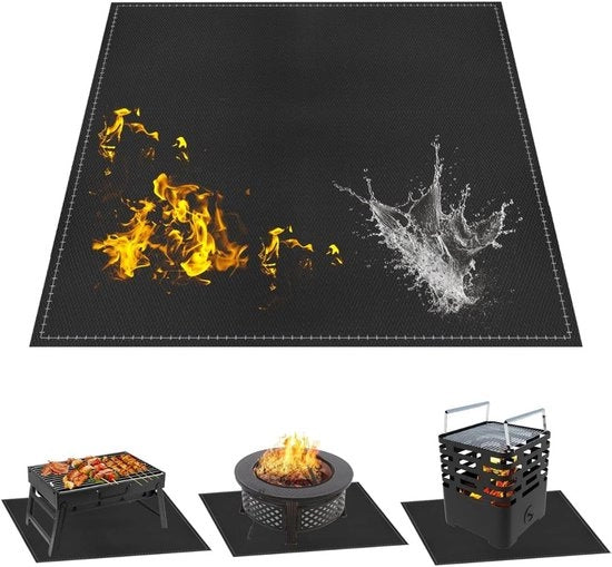 Mat di resistenza al fuoco - Mat di resistenza al calore per camino - Mat di camino aperto