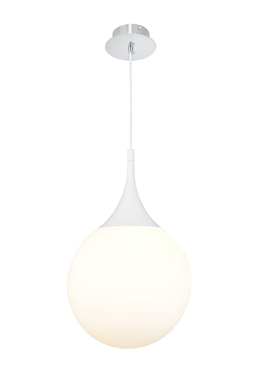 Lampada pendente Pendant in Metallo Dewdrop Bianco
