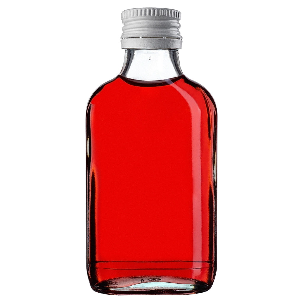KADAX Flacone Flask 100ml Con Tappo Bianco 50pz.