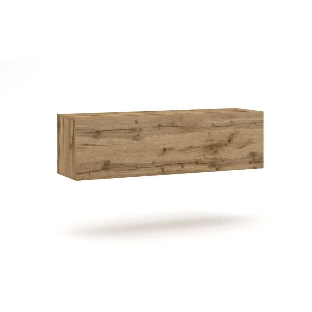 Mobile TV sospeso collezione NEVER in rovere wotan da 140cm