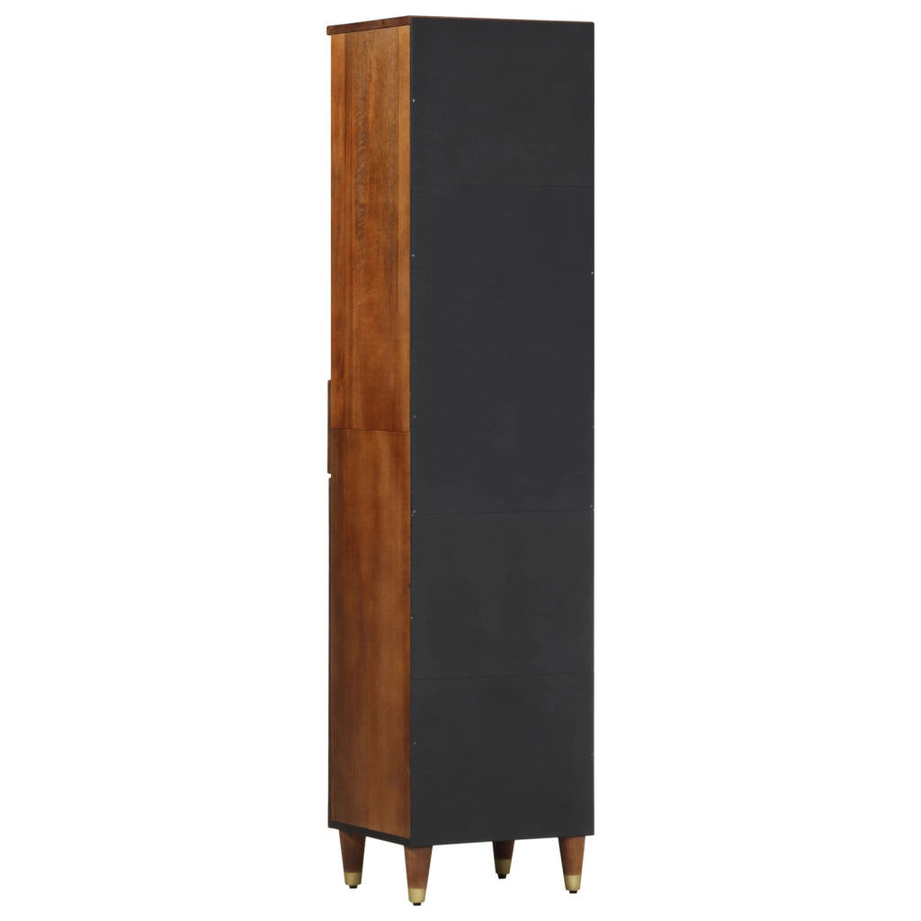 Mobile 38x33x160 cm in Legno Massello di Mango