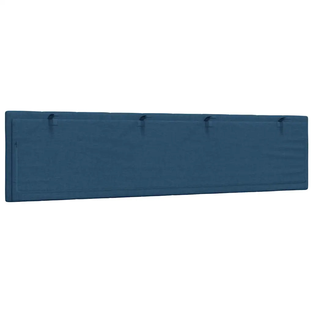 Cuscino Testiera Hanko Blu 200 cm in Tessuto 4019190