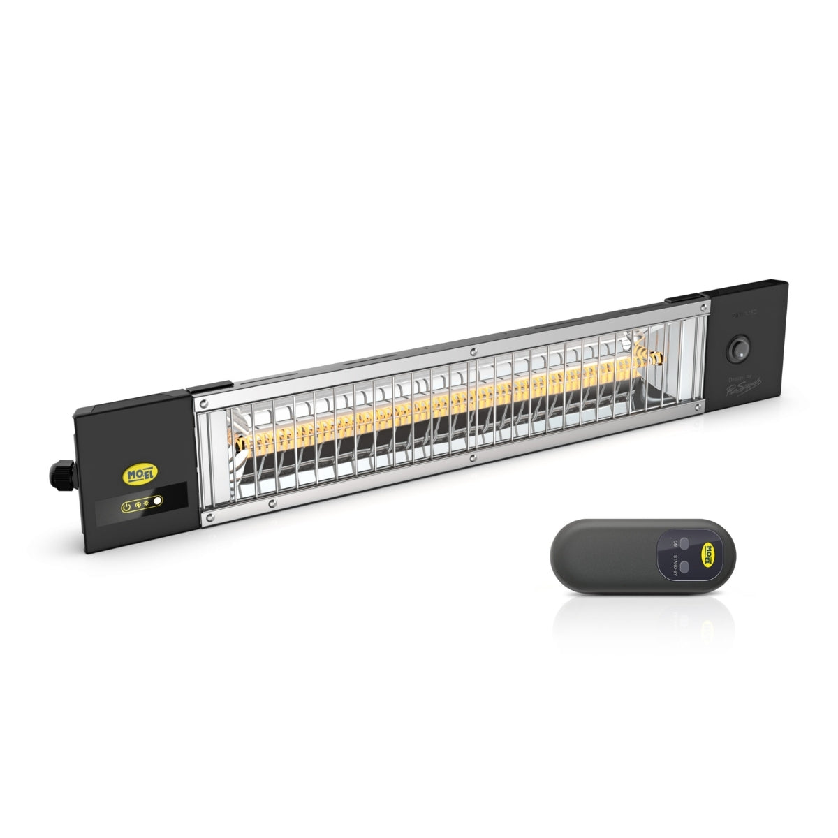 PETALO 728CRC 1800W Lampada Riscaldatore Infrarossi Carbonio + Telecomando | MO-EL