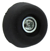 confezione 8 sottosedie cono con viti mm.25 nero cod:ferx.27000