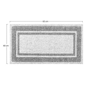 Zerbino classico rettangolare in cocco cm 40 x cm 60