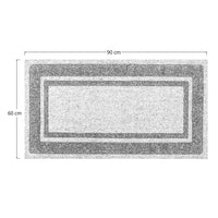 Zerbino classico rettangolare in cocco cm 60 x cm 90