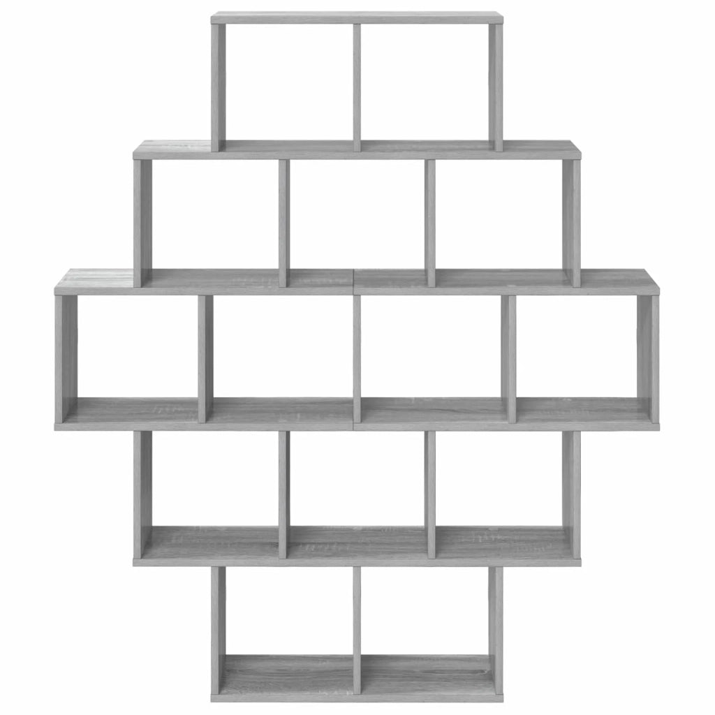Scaffale da parete Sonoma grigio 120 x 20 x 136 cm 8012161