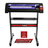 Plotter da Taglio Vinile Macchina per Taglio e Incisione Insegne Etichette Guida Laser - Abbonamento 12 Mesi Software Signcut Pro - LED - 720mm