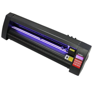 Plotter da Taglio Vinile Macchina per Taglio e Incisione Insegne Etichette Guida Laser - Abbonamento 12 Mesi Software FlexiStarter - LED - 720mm