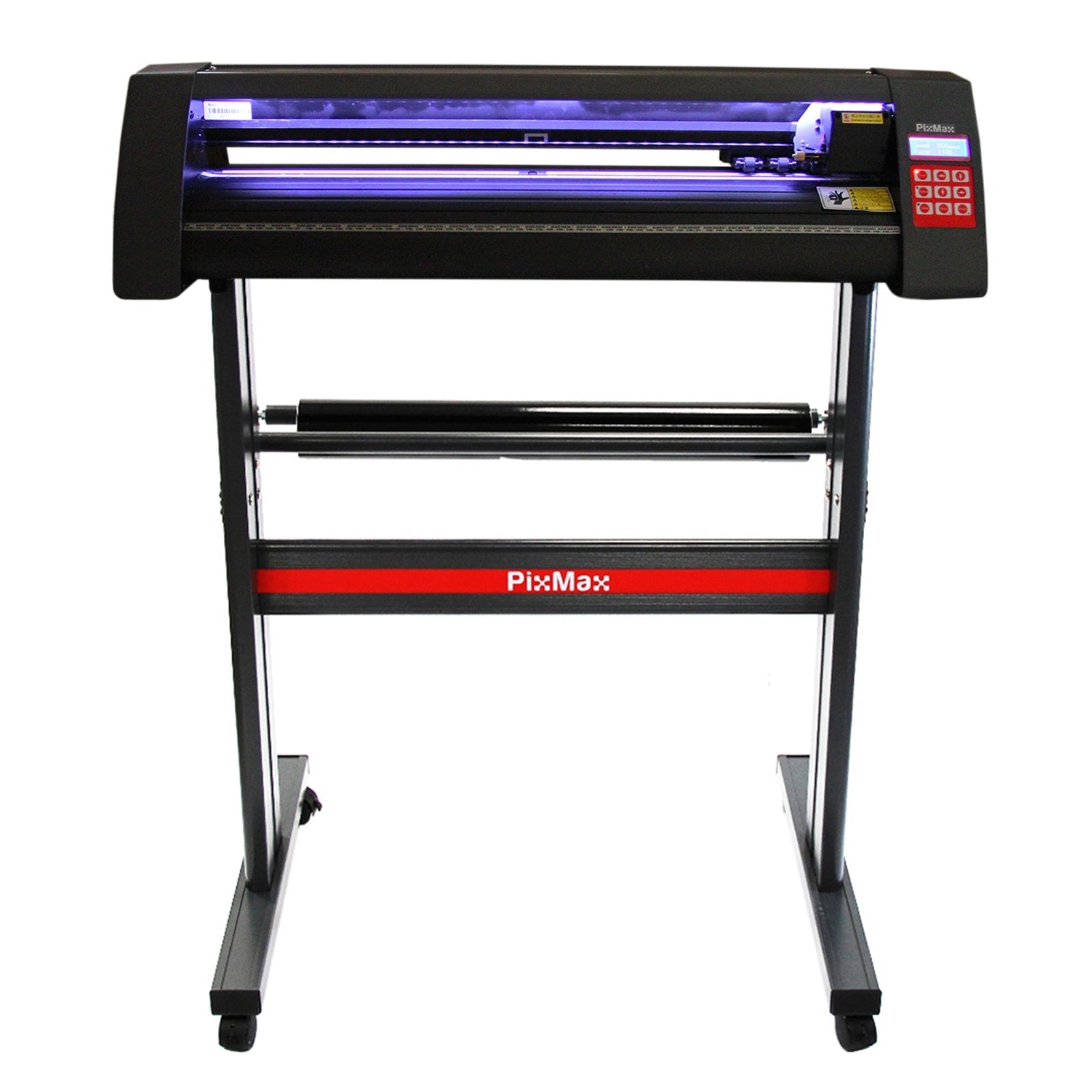 Plotter da Taglio Vinile Macchina per Taglio e Incisione Insegne Etichette Guida Laser - Abbonamento 12 Mesi Software Signcut Pro - LED - 720mm