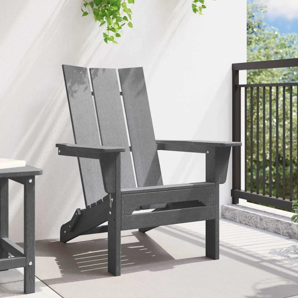 Sedia Adirondack Pieghevole Grigio chiaro 80,5 x 74,5 x 92 cm 42006620