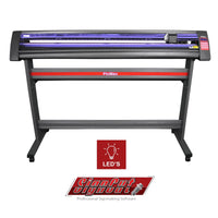 Plotter da Taglio Vinile Macchina per Taglio e Incisione Insegne Etichette Guida Laser - Abbonamento 12 Mesi Software Signcut Pro - LED - 1350mm
