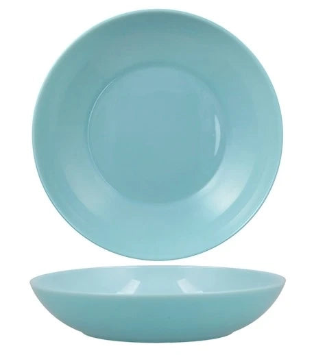 Servizio Tavola 18 Pezzi in Vetro Romantic Blue