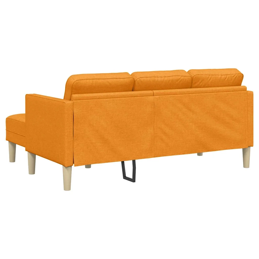Set di Divano | Divano da soggiorno | Sofa con cuscino Giallo Scuro Poliestere