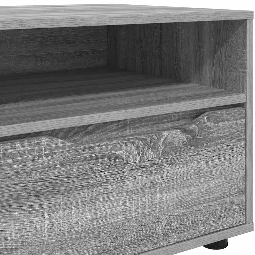 Mobile TV Grigio Sonoma 100 x 48 x 43 cm Legno multistrato 888933