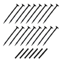 Bordatura per Aiuole Bordo Prato da Giardino Palizzata Flessibile fino a 70° in Gomma Resistente agli UV Pezzi da 1.2m - Grigio - 8 pezzi