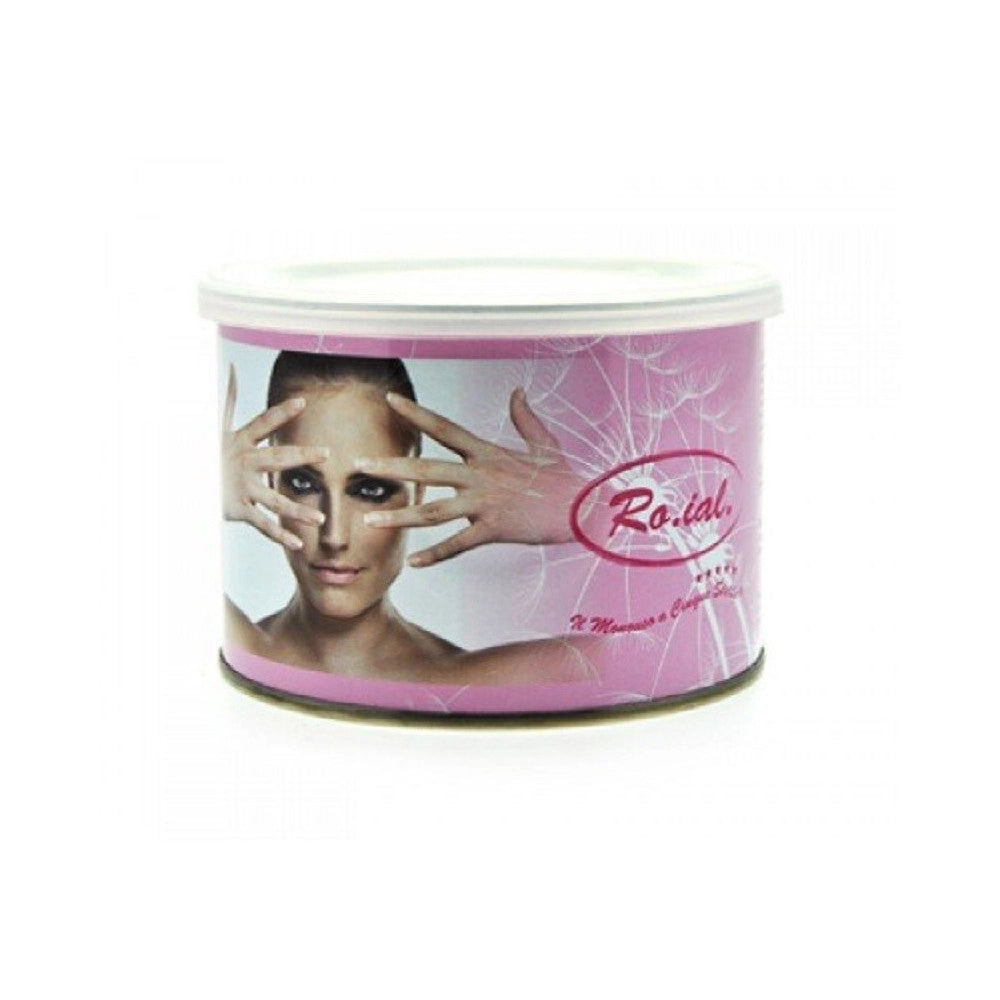 Trade Shop - Barattolo Cera Depilatoria Liposolubile Titanio Rosa 400ml Scaldacera Ceretta Caldo -