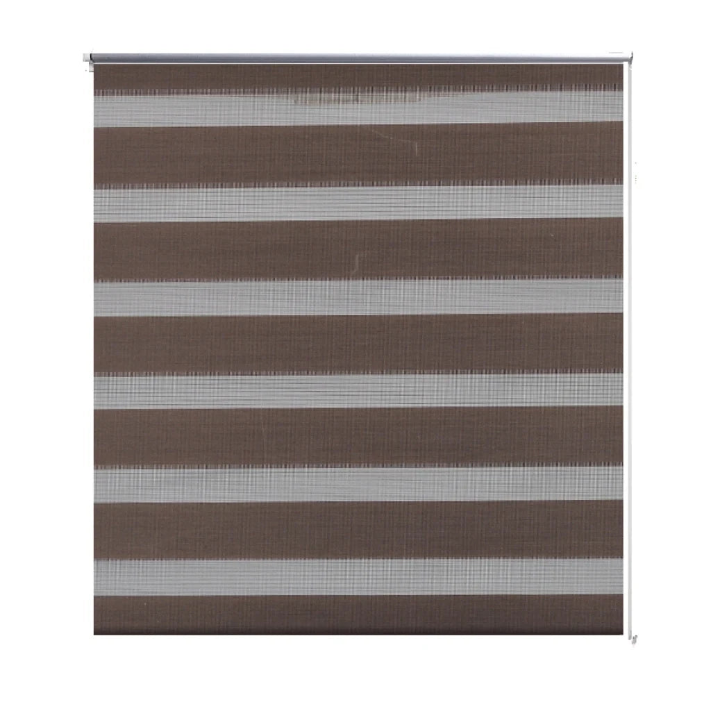Tenda a rullo marrone vagliante 50 x 100 cm tenda per finestra privacy tapparella 4102083