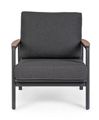 Set 2 Poltrone 78x87x86h cm con Cuscini Jalisco Antracite