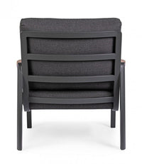 Set 2 Poltrone 78x87x86h cm con Cuscini Jalisco Antracite