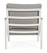 Set 2 Poltrone 78x87x86h cm con Cuscini Jalisco Bianco