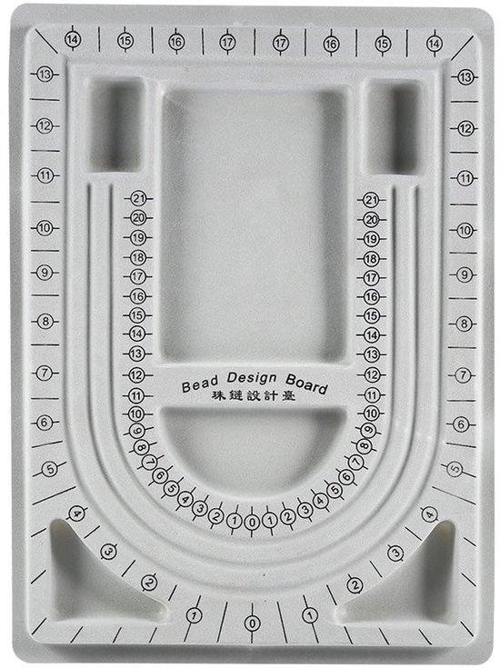 Bord Professionale per Progetti di Gioielleria - Sierade con Groove per Perle - Pannello per Progettare Gioielli - Tabella per Creare Collane - Pannello per Gioielliere - Pannello per Sierade con Accessori