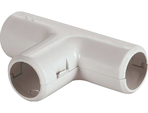 Giunto a t ispezionabile pvc grigio 25 mm