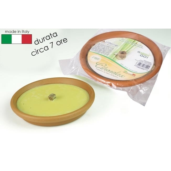 FIACCOLA IN TERRACOTTA CITRONELLA