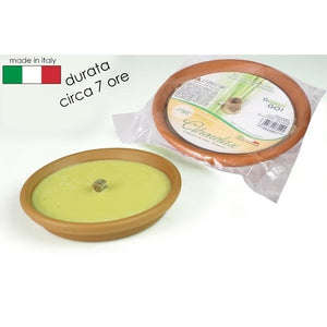 FIACCOLA IN TERRACOTTA CITRONELLA