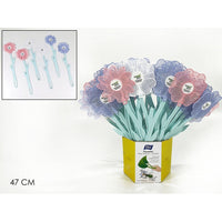 SCACCIA INSETTI A FIORE IN 3 COLORI