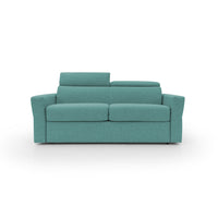 Avalon Divano letto con materasso H18 200 cm (mat. 140x197 cm) antracite