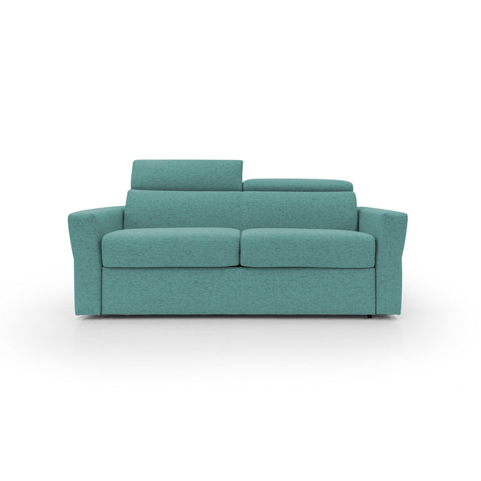 Avalon Divano letto con materasso H18 200 cm (mat. 140x197 cm) antracite