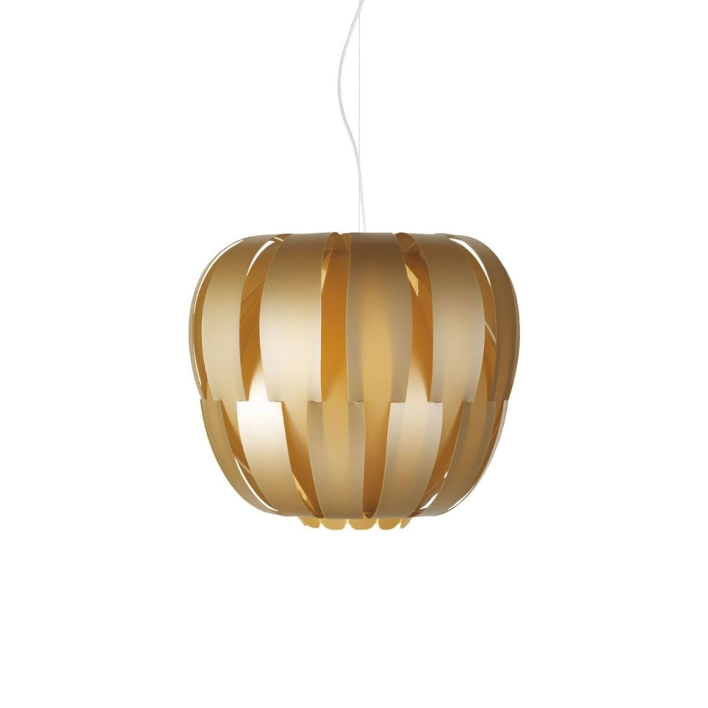 Sospensione 3 Luci New Gold in Metallo Cromato Cm. 75 x 60h