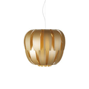 Sospensione 3 Luci New Gold in Metallo Cromato Cm. 75 x 60h