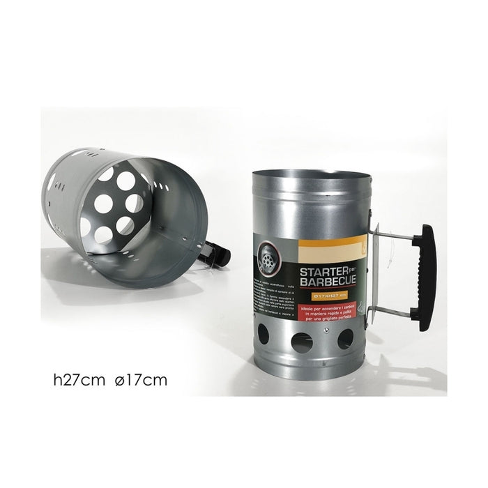 STARTER 17XH27CM PER BARBECUE.