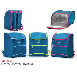 ZAINO TERMICO 28LT 32X22X40CM JEANS 3ASS.