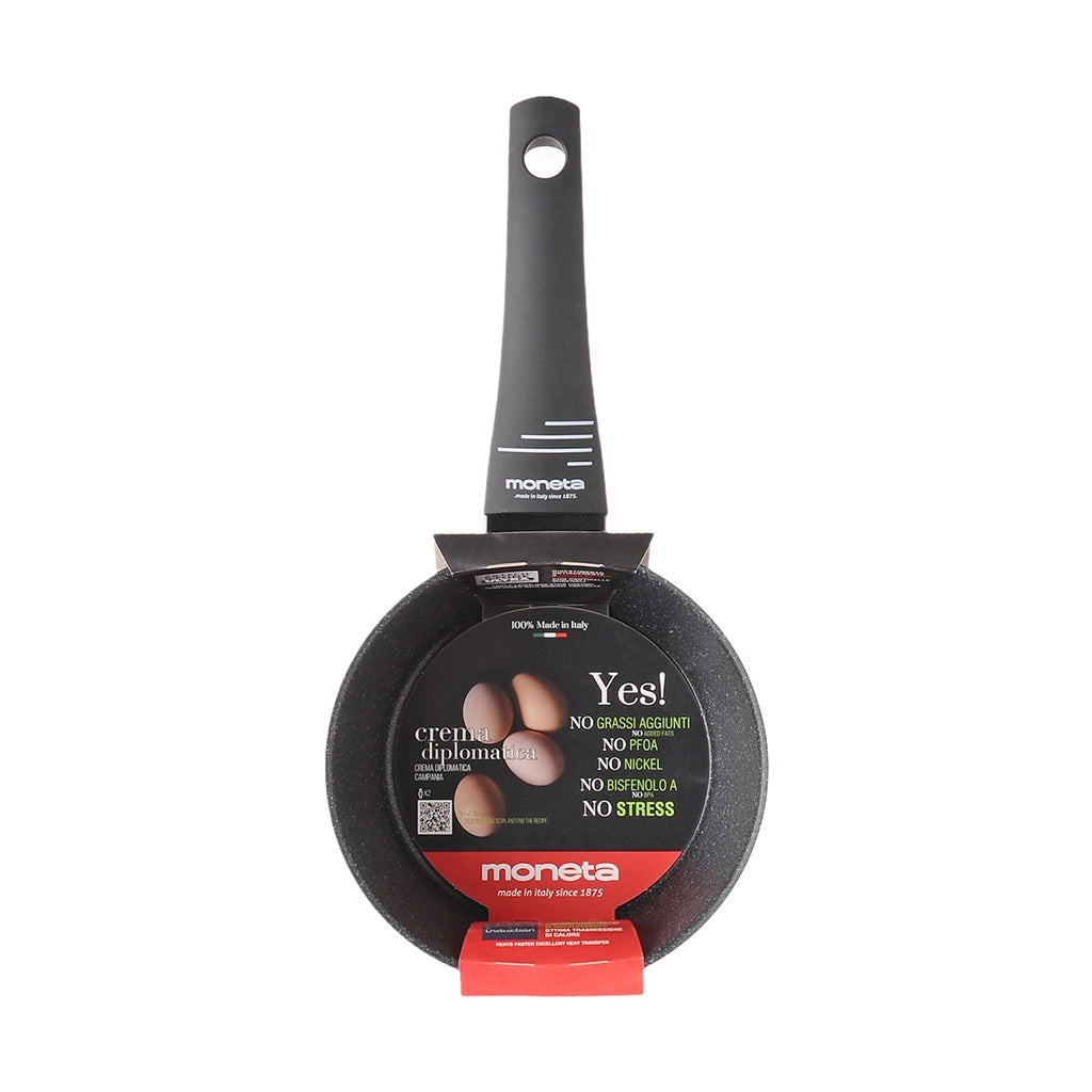 Casseruola Ø16 cm Antiaderente Induzione in Alluminio Effetto Pietra Moneta Yes (Zeus 2.0)