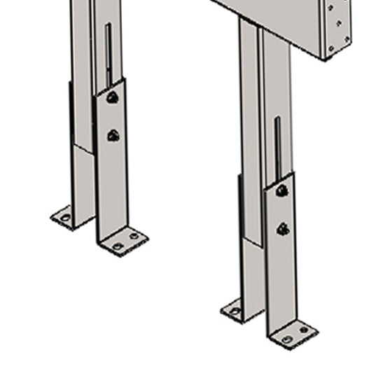 Staffa per supporto seggiolino x811 per pareti cartongesso