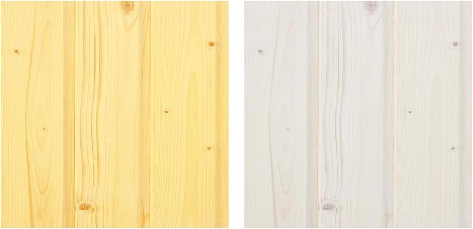 Kit di impregnanti per legno - 5 litri di colore BIANCO+ 5 litri di impregnante di colore CHIARA QUERCIA