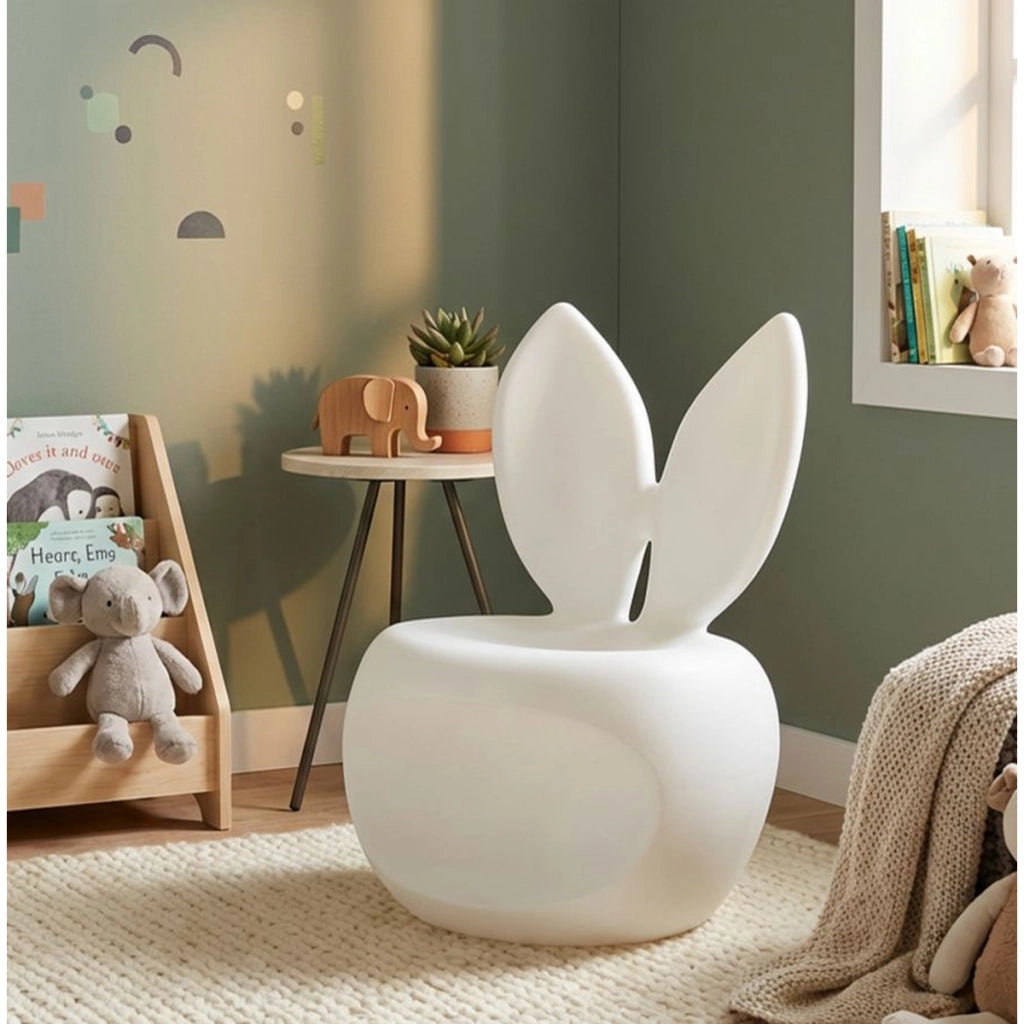 Poltrona Coniglio, Bianco, Plastica, 57x55x79 cm
