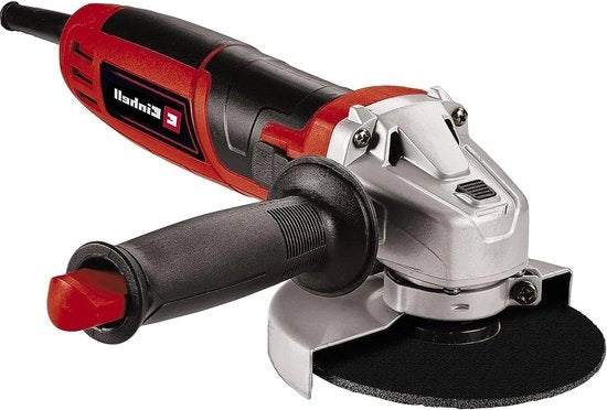 Serratura a 115 mm con avviamento morbido 750W con blocco di frenatura e manico supplementare con presa morbida