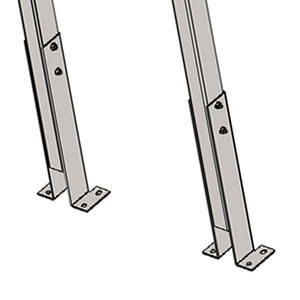 Supporto seggiolino doccia x812 01 per pareti in cartongesso