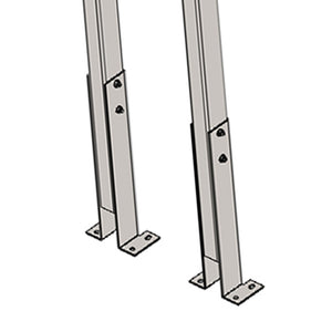 Supporto seggiolino doccia x810 01 per pareti in cartongesso