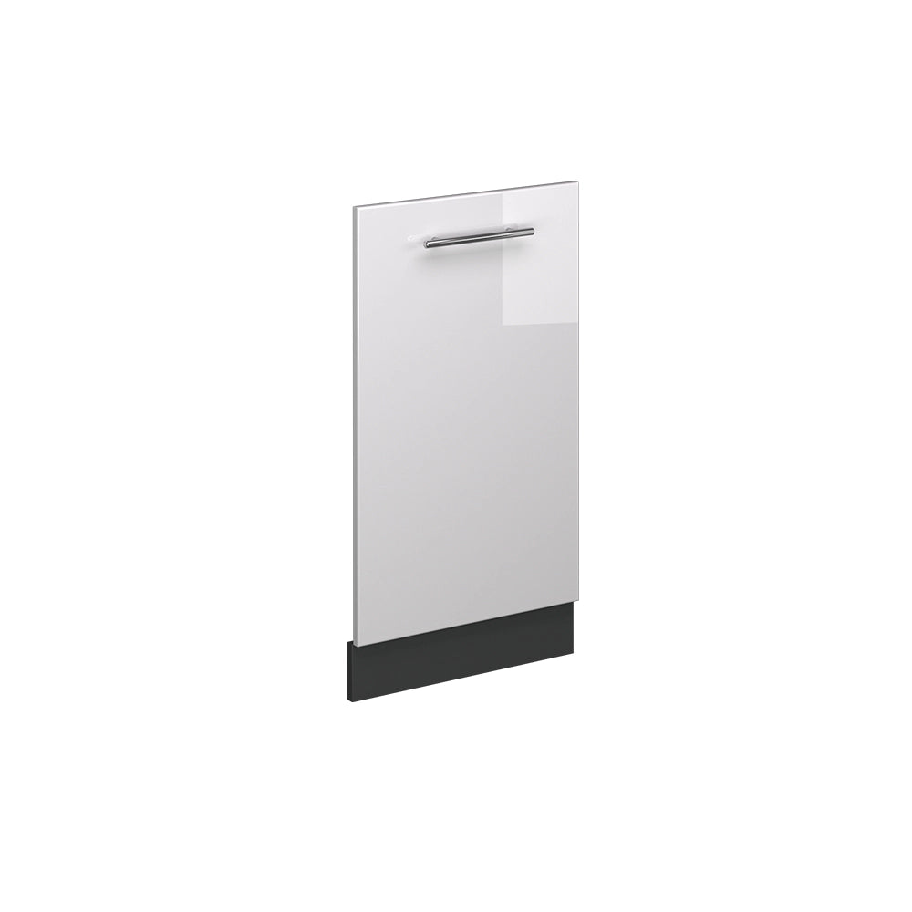 Vicco Pannello frontale della lavastoviglie Bianco lucido 45 cm senza piano di lavoro