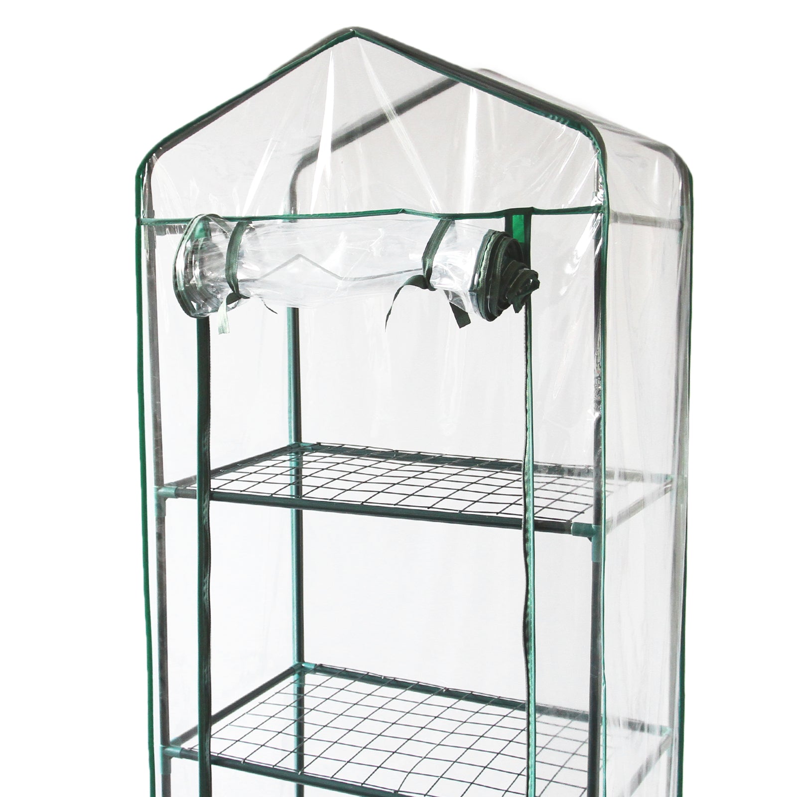 Mini Serra da Appartamento e Giardino Leggera Compatta facile da Montare con Copertura Resistente al Tempo e ai Raggi UV - Copertura in PVC