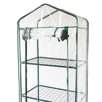 Mini Serra da Appartamento e Giardino Leggera Compatta facile da Montare con Copertura Resistente al Tempo e ai Raggi UV - Copertura in PVC