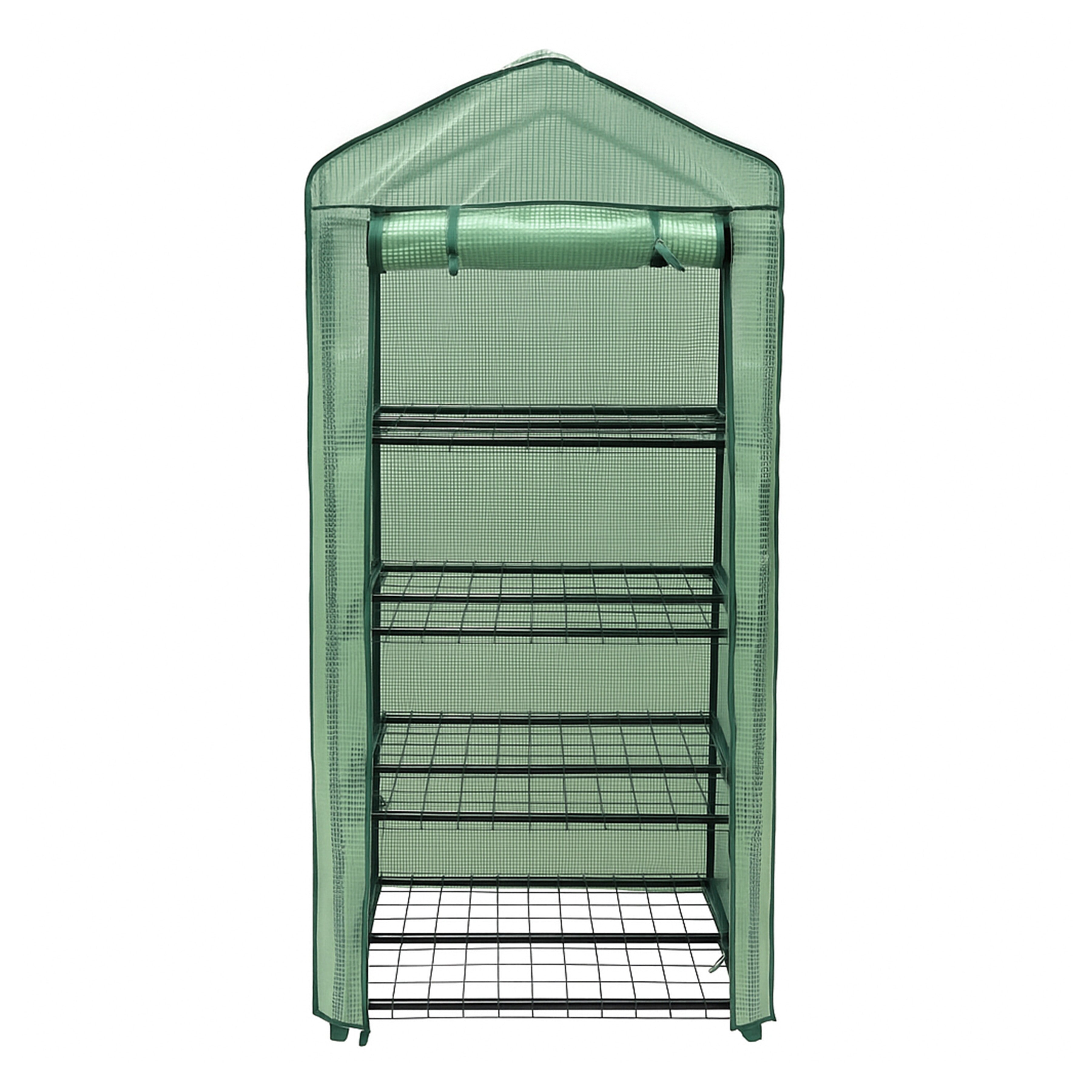 Mini Serra da Appartamento e Giardino Leggera Compatta facile da Montare con Copertura Resistente al Tempo e ai Raggi UV - Copertura in PE