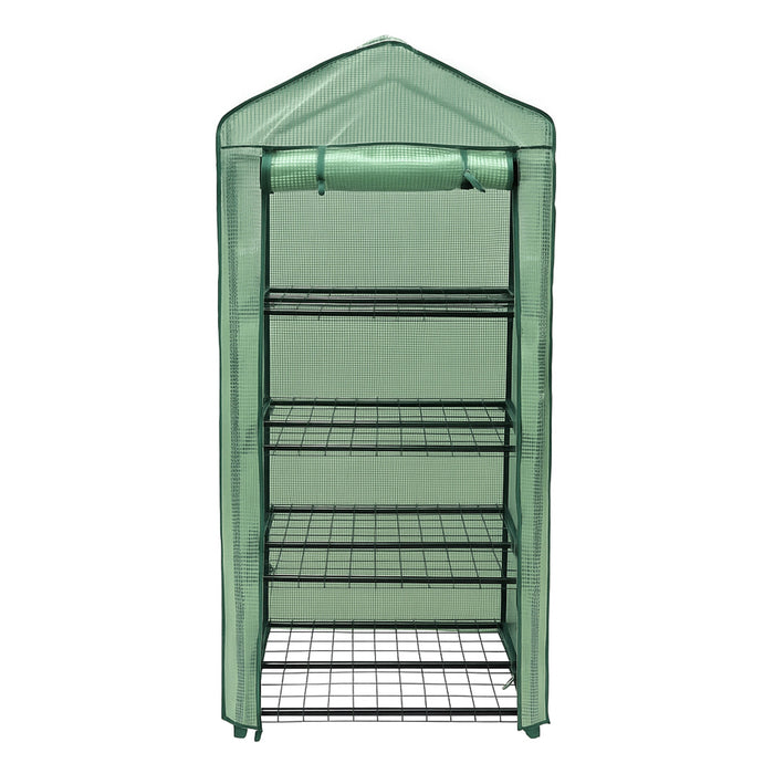 Mini Serra da Appartamento e Giardino Leggera Compatta facile da Montare con Copertura Resistente al Tempo e ai Raggi UV - Copertura in PE