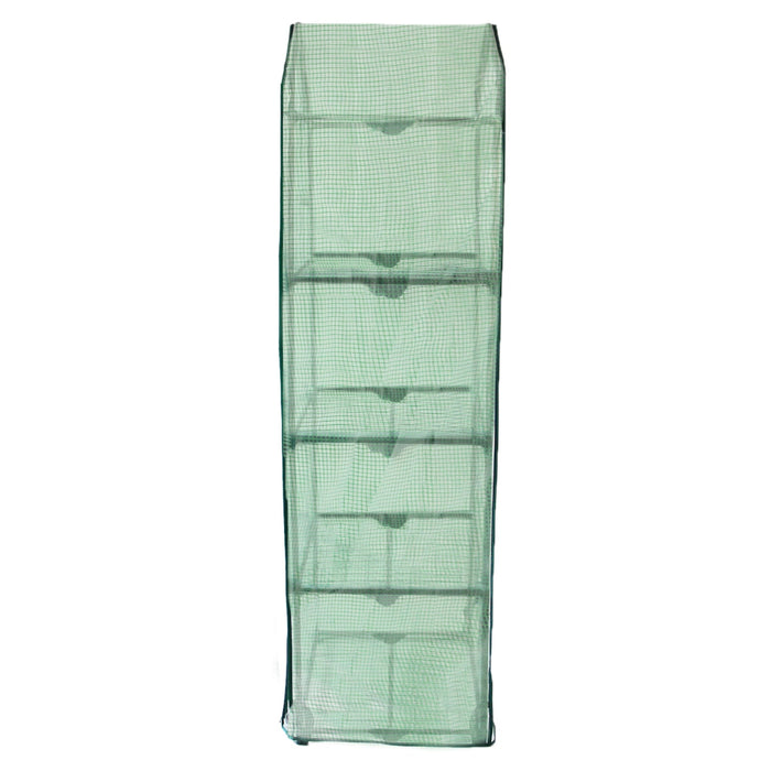 Mini Serra da Appartamento e Giardino Leggera Compatta facile da Montare con Copertura Resistente al Tempo e ai Raggi UV - Copertura in PE